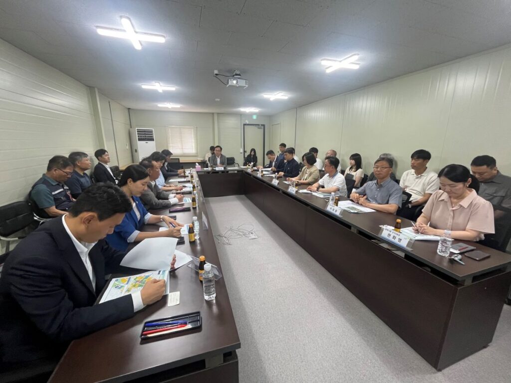 이동현 위원장 "명품 거모 신도시 조성 위해 현장 점검"